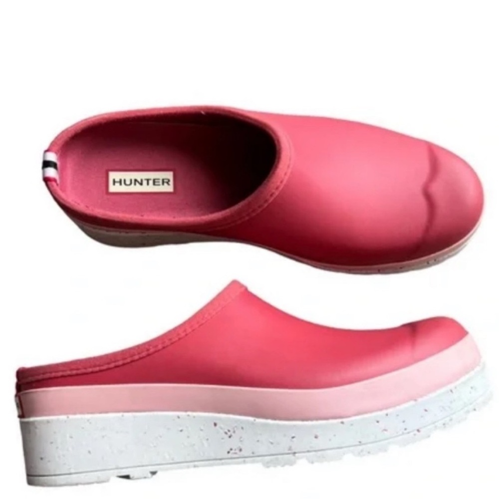 Hunter Women's Pink Clogs
